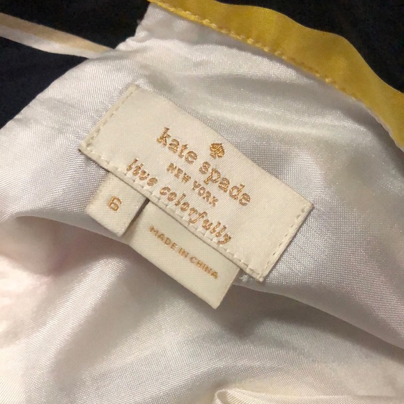 NWT Kate Spade Live Colorfully Silk Stripe Sleeveless Cowl Neck Top - Picture 6 of 8